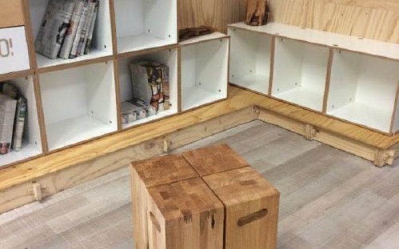 Composición modular de las estanterías FastenBox